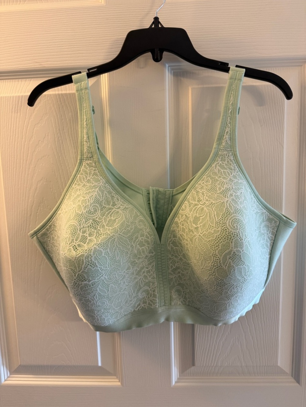 Lane Bryant Mint Lace Wireless Bra cotton 44dd
